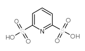 Pyridine-2,6-disulfonicacid structure, CAS 89949-06-4