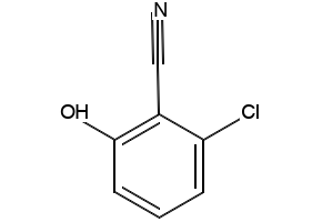 2-Chloro-6-hydroxybenzonitrile structure, CAS 89999-90-6