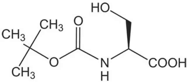 Boc-Ser(PO3BZL2)-OH structure, CAS 90013-45-9