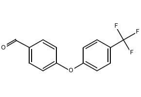 4-(4-Trifluoromethyl-phenoxy)-benzaldehyde structure, CAS 90035-20-4