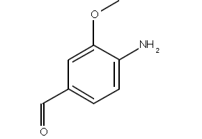 Benzaldehyde,4-amino-3-methoxy-(9Cl) structure, CAS 90151-40-9