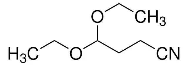 3-Cyanopropionaldehydediethylacetal structure, CAS 18381-45-8