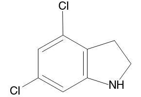 4,6-Dichloro-2,3-dihydro-1h-indolehydrochloride structure, CAS 903551-23-5