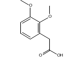 2,3-Dimethoxyphenylaceticacid structure, CAS 90-53-9