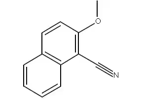 2-Methoxy-1-naphthonitrile structure, CAS 16000-39-8