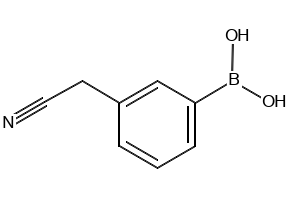3-Cyanomethylphenylboronicacid structure, CAS 220616-39-7