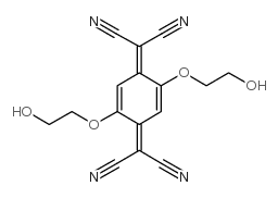 7,7,8,8-Tetracyano-2,5-bis(2-hydroxyethoxy)quinodimethane structure, CAS 58268-29-4