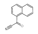 1-Naphthalenecarbonylcyanide structure, CAS 14271-86-4