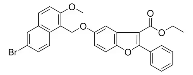 (6-Bromo-2-methoxy-1-naphthyl)acetonitrile structure, CAS 92643-17-9