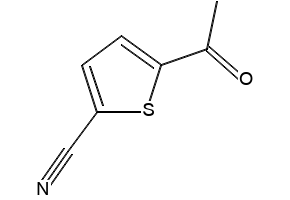 2-Acetyl-5-cyanotiophene structure, CAS 88653-55-8
