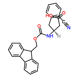 Fmoc-(S)-3-Amino-4-(2-cyanophenyl)butanoicacid structure, CAS 270065-84-4