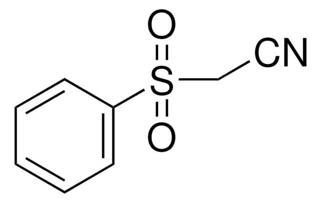 Benzenesulfonylacetonitrile structure, CAS 7605-28-9