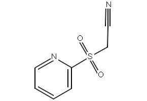 2-Pyridinesulphonylacetonitrile structure, CAS 170449-34-0