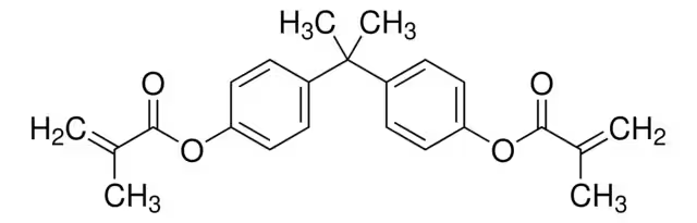 Hexafluoro-2,2-bis(4-methacryloxyphenyl)propane structure, CAS 108050-42-6