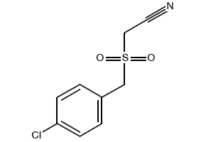 2-[(4-Chlorobenzyl)sulfonyl]acetonitrile structure, CAS 175137-57-2