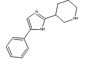 3-(1H-imidazole-2-yl)piperidine structure, CAS 90747-55-0
