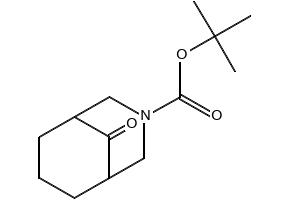 Tert-Butyl7-oxo-3-azabicyclo[3.3.1]nonane-3-carboxylate structure, CAS 909135-31-5