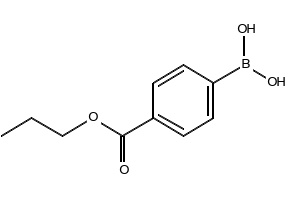4-Propoxycarbonylphenylboronicacid structure, CAS 91062-38-3