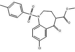 Ethyl8-methoxy-2-oxo-2,3,4,5-tetrahydro-1H-benzo[b]azepine-4-carboxylate structure, CAS 912366-83-7