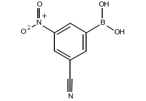 3-Cyano-5-nitrophenylboronicacid structure, CAS 913835-33-3