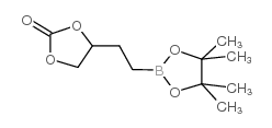 2-(1,3-Dioxolan-2-on-4-yl)-1-ethylboronicacidpinacolester structure, CAS 501014-47-7