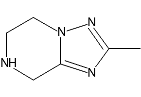 2-Methyl-5,6,7,8-tetrahydro-[1,2,4]triazolo[1,5-a]pyrazine structure, CAS 914654-92-5