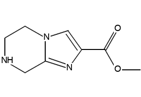 5,6,7,8-Tetrahydroimidazo[1,2-a]pyrazine-2-carboxylicacidmethylester structure, CAS 91476-81-2