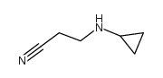 3-(Cyclopropylamino)propionitrile structure, CAS 58196-47-7