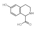 6-Hydroxy-1,2,3,4-tetrahydro-isoquinoline-1-carboxylicacid structure, CAS 91523-50-1
