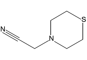 2-(1,4-Thiazinan-4-yl)acetonitrile structure, CAS 53515-34-7