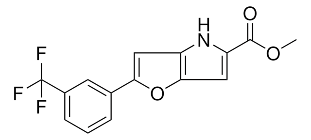 5-Methyl-2-(trifluoromethyl)furo-3-ylacetonitrile structure, CAS 175276-72-9
