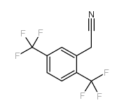 2,5-bis(Trifluoromethyl)phenylacetonitrile structure, CAS 302911-99-5