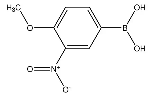 4-Methoxy-3-nitrophenylboronicacid structure, CAS 827614-67-5