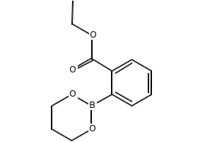 2-Ethoxycarbonylbenzeneboronicacidpropanediolcyclicester structure, CAS 850567-60-1