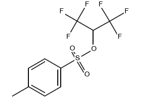 1,1,1,3,3,3-Hexafluoroisopropylp-toluenesulfonate structure, CAS 67674-48-0