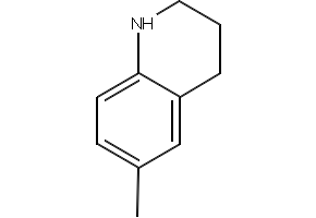 1,2,3,4-Tetrahydro-6-methylquinoline structure, CAS 91-61-2