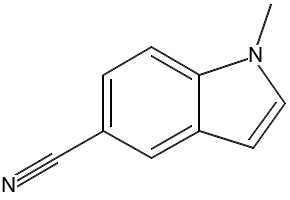 1-Methyl-1H-indole-5-carbonitrile structure, CAS 91634-11-6