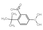 4-Tert-butyl-3-nitrobenzeneboronicacid structure, CAS 871329-54-3