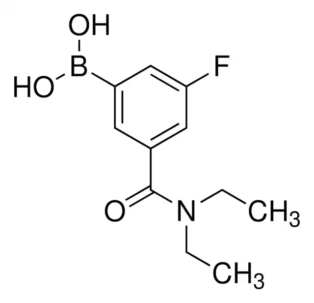 3-(Diethylcarbamoyl)-5-nitrophenylboronicacid structure, CAS 871332-82-0
