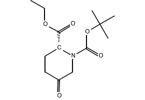(R)-1-tert-butyl2-Ethyl5-oxopiperidine-1,2-dicarboxylate structure, CAS 917344-15-1