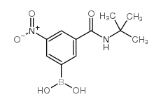 3-(T-Butylcarbamoyl)-5-nitrophenylboronicacid structure, CAS 871332-87-5