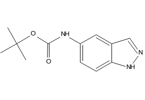 5-Boc-Aminoindazole structure, CAS 917474-59-0