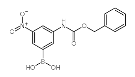 [3-(Benzyloxycarbonylamino)-5-nitrophenyl]boronicacid structure, CAS 874219-56-4