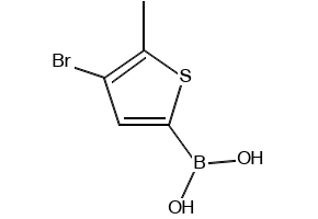 4-Bromo-5-methylthiophene-2-boronicacid structure, CAS 154566-69-5