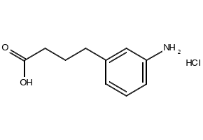 4-(3-Aminophenyl)butyricacidhydrochloride structure, CAS 91843-18-4