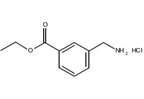 3-(Aminomethyl)-benzoicacidethylesterhydrochloride structure, CAS 91843-34-4