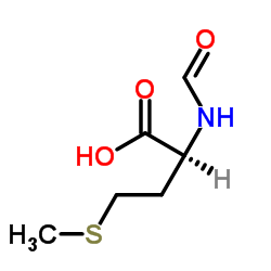 N-Formyl-L-methionine structure, CAS 4289-98-9