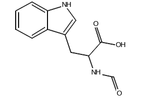 N-Formyl-DL-tryptophan structure, CAS 16108-03-5