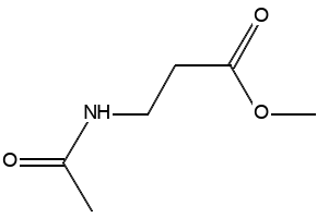 N-Acetyl-beta-alaninemethylester structure, CAS 31295-20-2