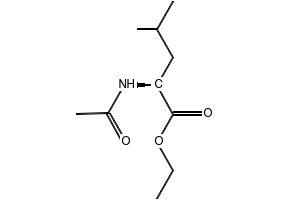 N-Acetyl-L-leucineethylester structure, CAS 4071-36-7